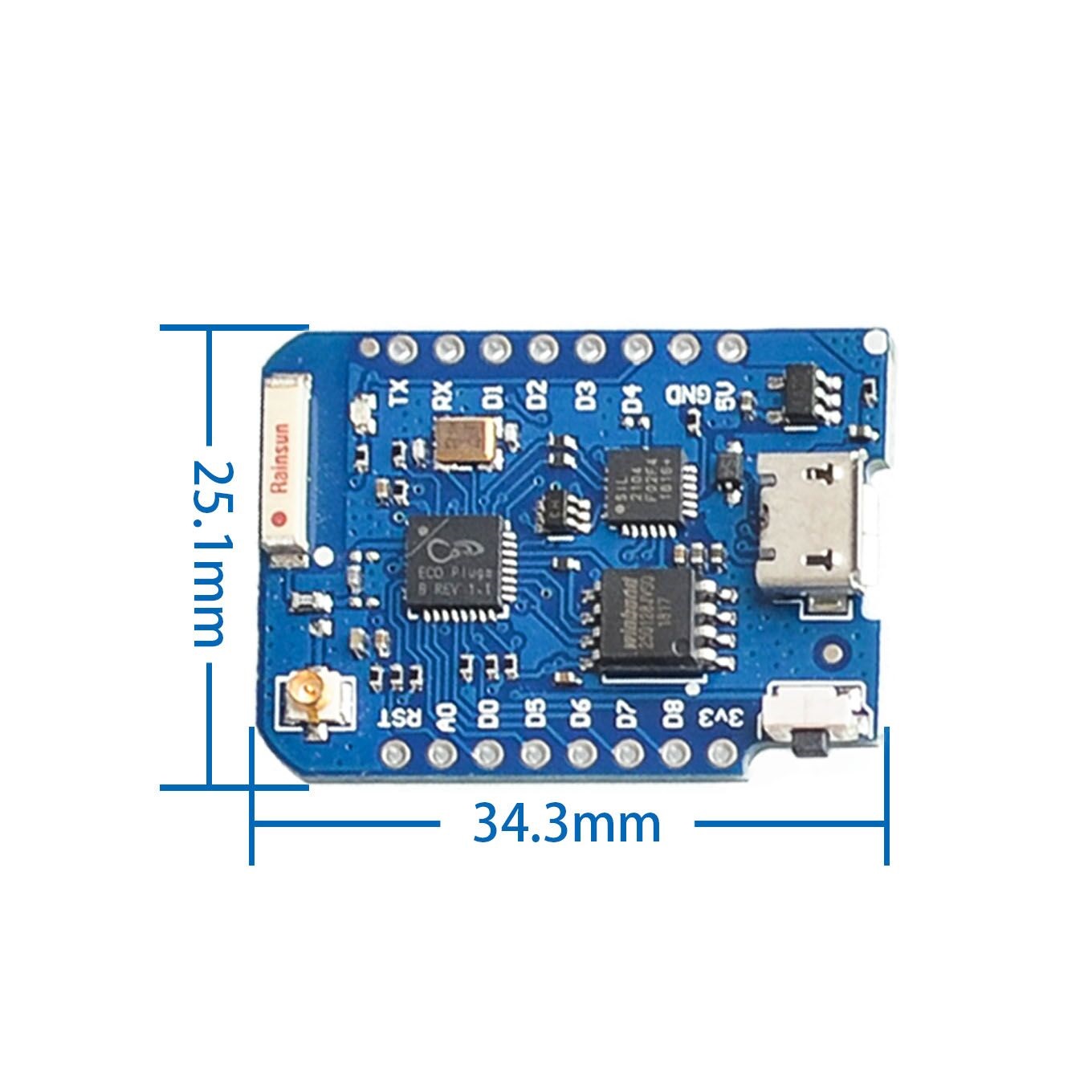 WEMOS D1 Mini Pro 4M 16M Bytes - Wemos D1 Mini review and price
