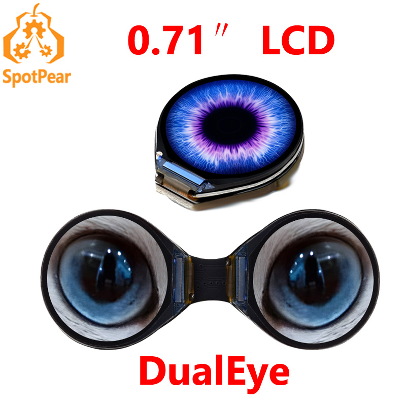 Waveshare 0.71inch Double Eye  - Waveshare Esp32 review and price