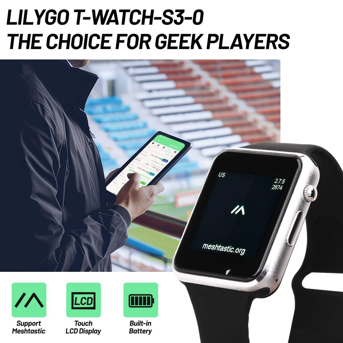 T-Watch-S3 ESP32-S3 Developmen - Ttgo T Watch review and price