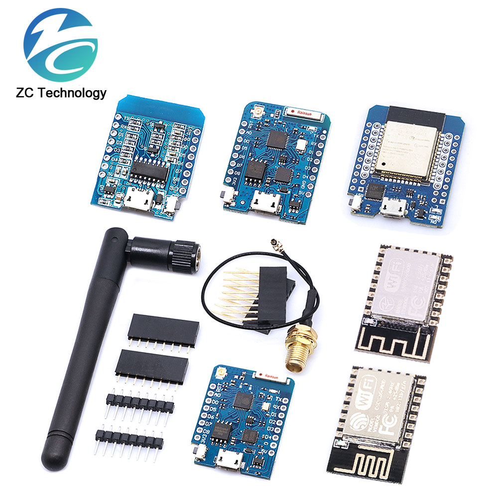 ESP8266 ESP-12 ESP-12F ESP32 C - Wemos D1 Mini review and price