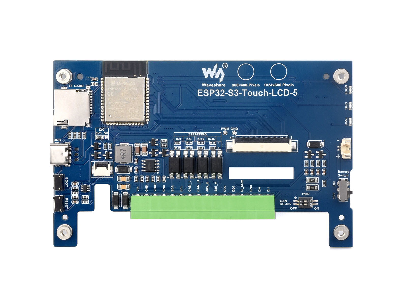 Waveshare ESP32-S3 5inch Capac - Waveshare Esp32 review and price