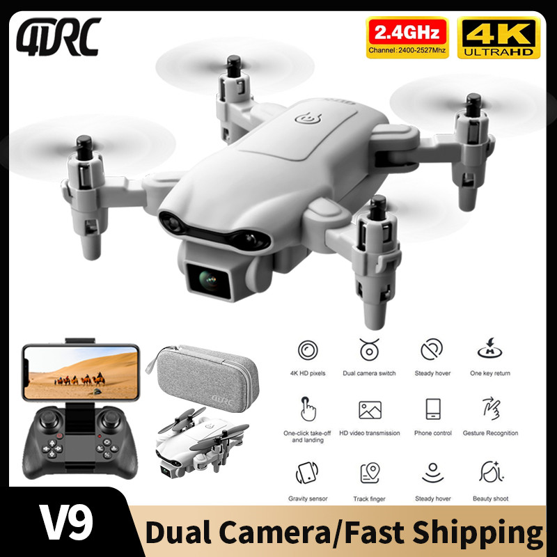 4DRC 2023 New V9 Mini Drone 4k - D1 Mini Pro review and price