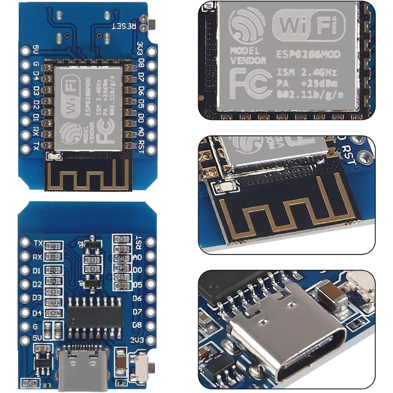 ESP8266 ESP-12F MINI D1 NodeMC - Nodemcuv2 review and price