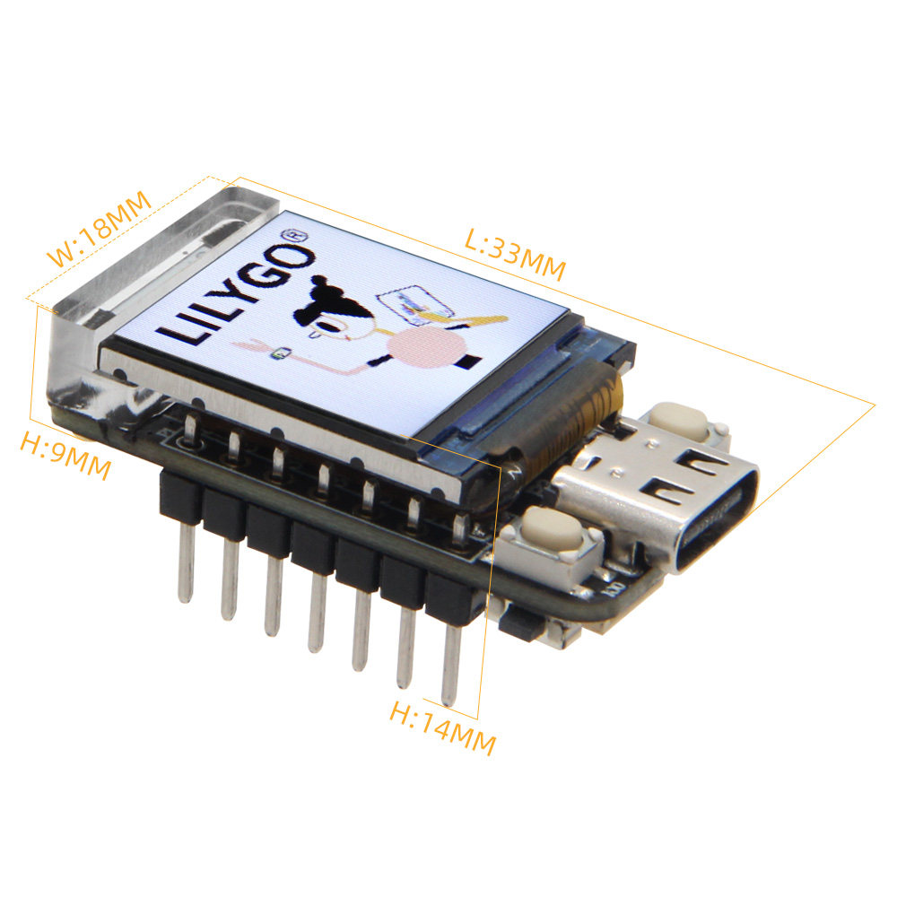 LILYGO T-QT Pro ESP32-S3 GC9A0 - Lolin S3 review and price