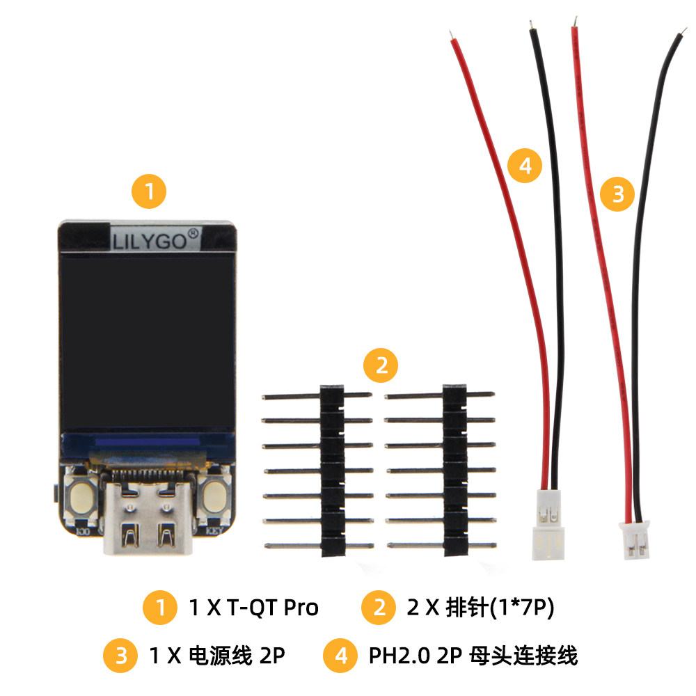 LILYGO T-QT Pro ESP32-S3 GC9A0 - Lolin S3 review and price