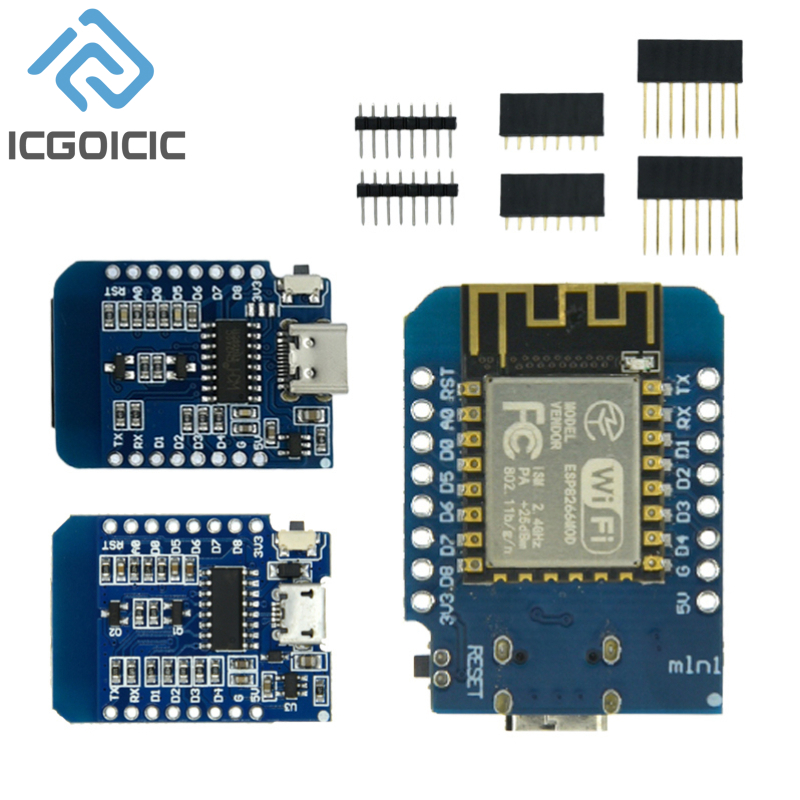 D1 Mini-Mini NodeMcu 4M Bytes  - Wemos D1 Mini review and price